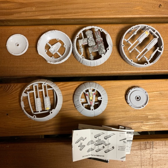 Star Wars Japan Ban Dai Y-Wing DIY Action Model - Picture 3 of 9